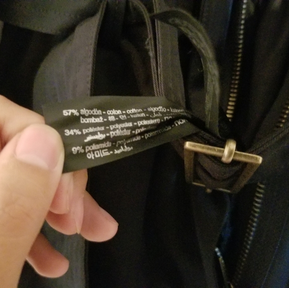 Zara Black Boilersuit / Flightsuit / Jumpsuit Size M - Picture 3 of 5